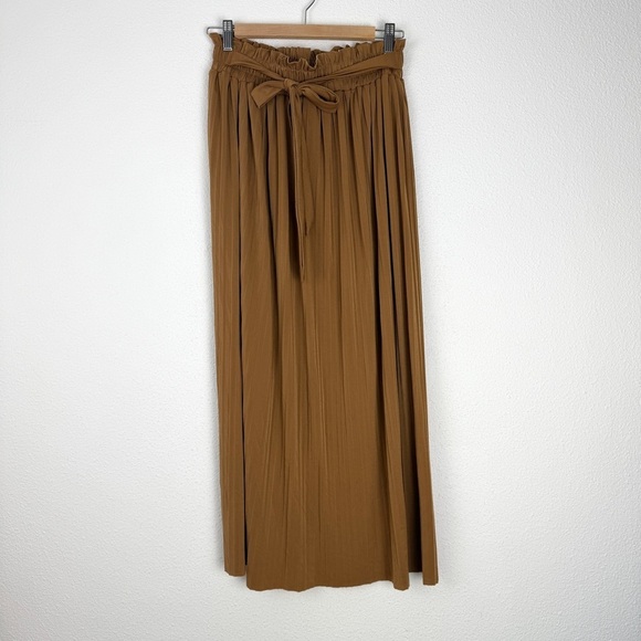 Forgotten Grace Rayon Maxi Pleated Swish Skirt Large - Picture 1 of 5